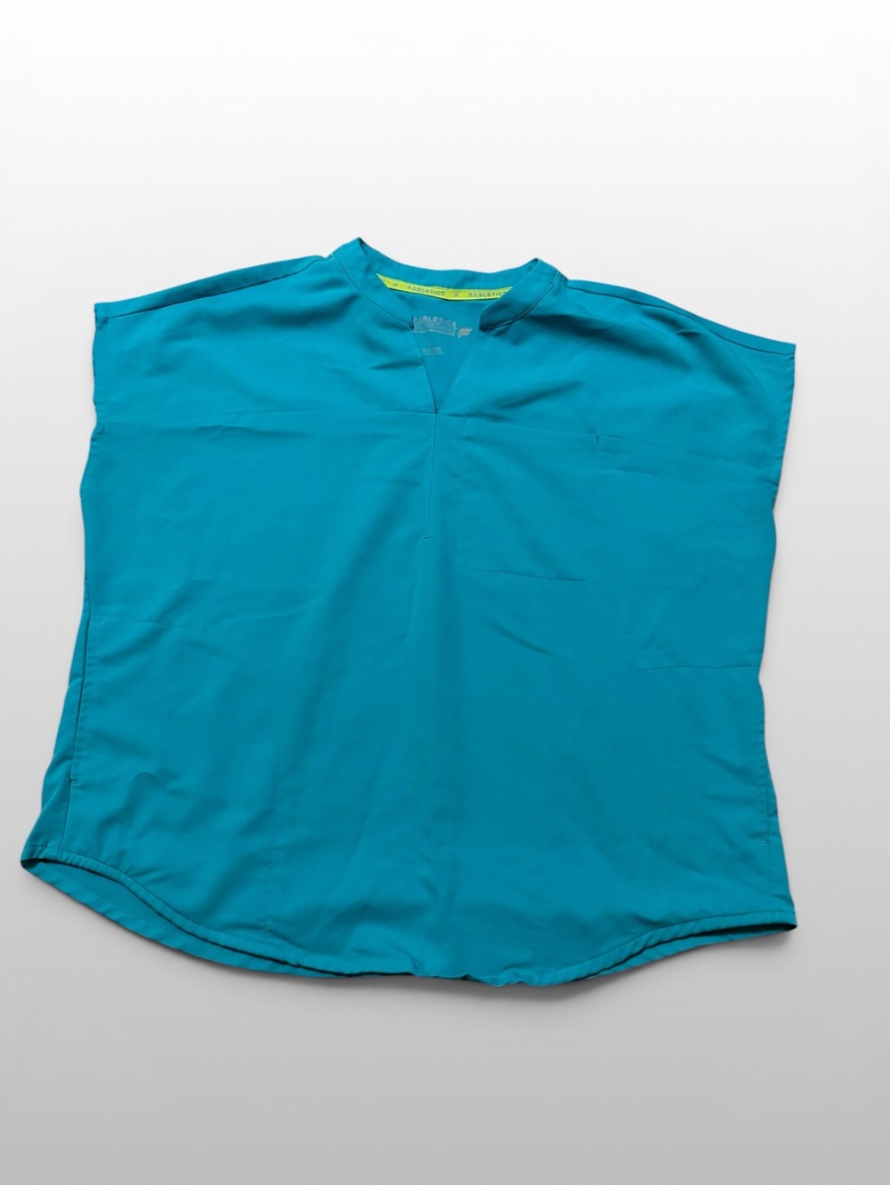 Fabletics Scrub Top Turquoise Blue Healthcare Uniform Large